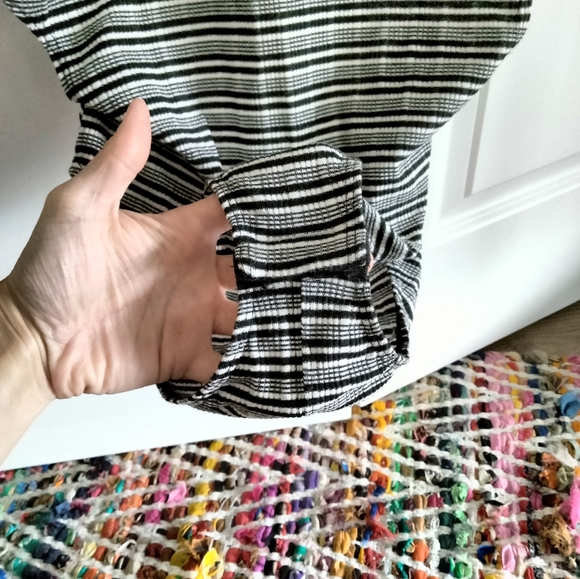 XS Striped Free people backless bodysuit - Picture 4 of 11